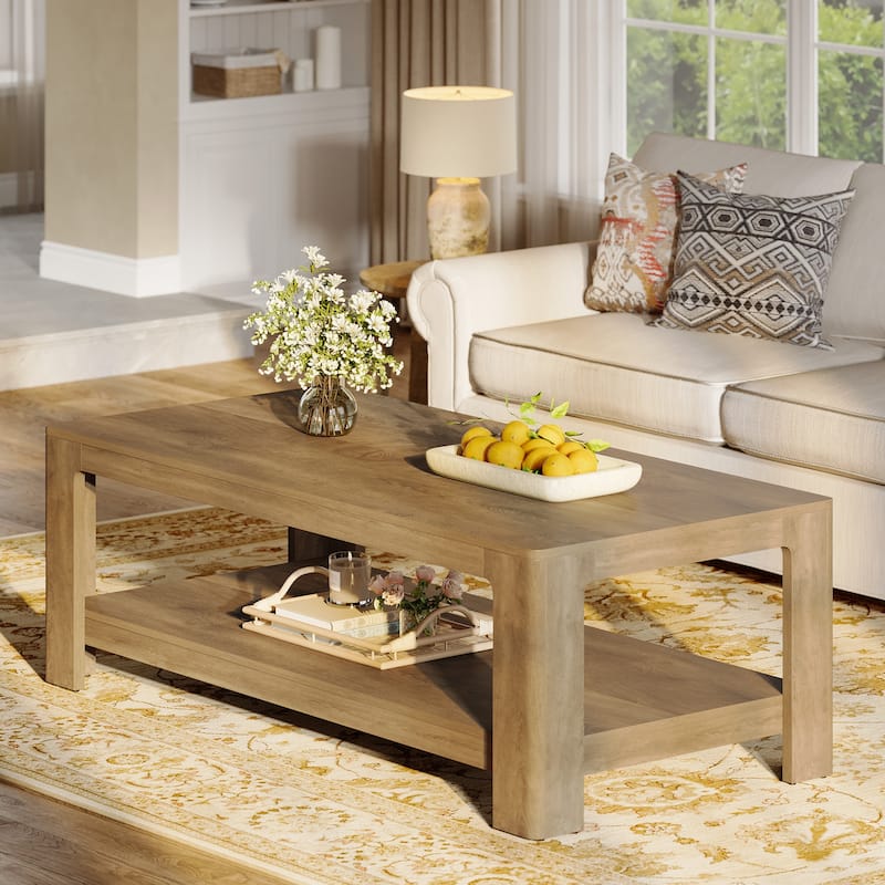 47.24" Rectangle Coffee Table for Living Room