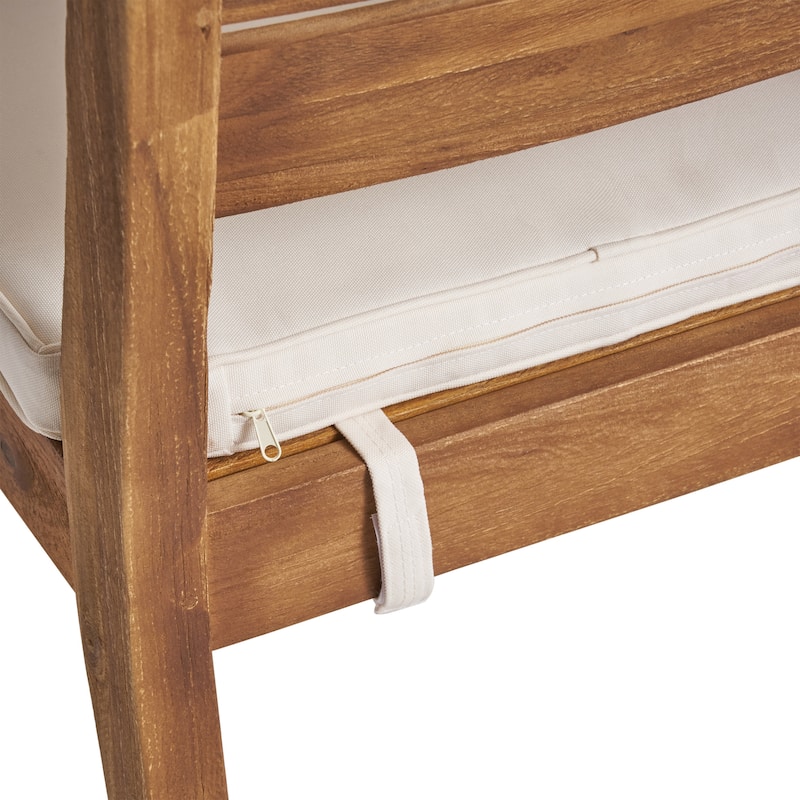 Nestor Outdoor 8-Seater Acacia Wood Expandable Dining Set by Christopher Knight Home