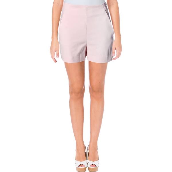 Shop Zara Womens Dress Shorts High Waist Slit Pockets Overstock