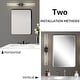 preview thumbnail 14 of 96, KAYLA Modern Glass Wall Sconces, Indoor Wall Lighting Wall Light Fixtures, Vanity Light with Glass Shade(2-Sets)