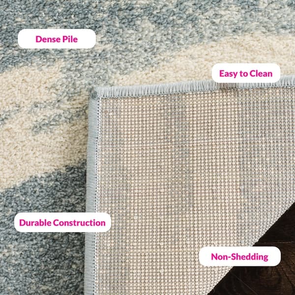 dimension image slide 7 of 8, SAFAVIEH Adirondack Lelia Modern Abstract Distressed Rug