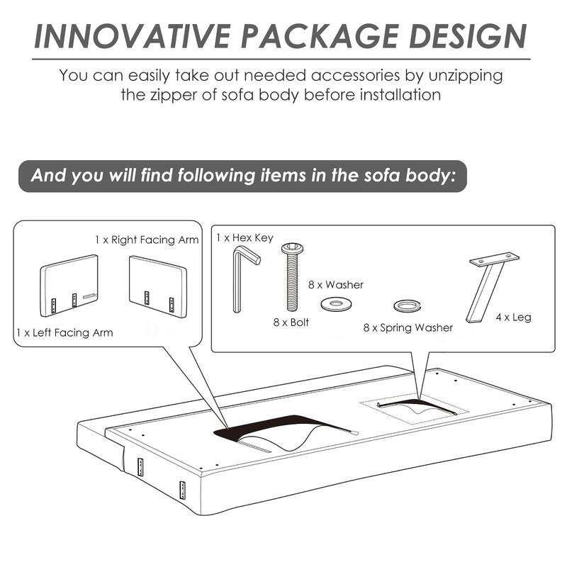 Costway Convertible Futon Sofa Bed Folding Recliner w/USB Ports&Power