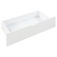 preview thumbnail 7 of 13, Full Size House Platform Bed with Two Drawers,Headboard and Footboard,Roof Design