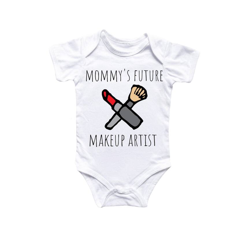 Makeup Artist - Baby Boy Girl Clothes Infant Bodysuit Funny Cute Newborn - Natural - 0-3M
