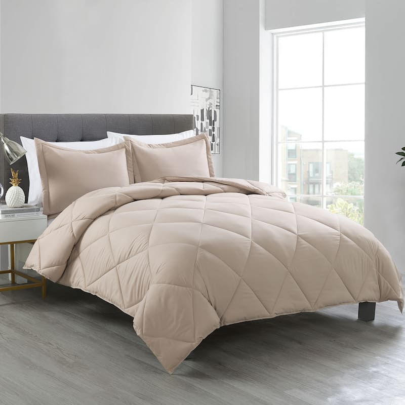 Stayclean Bacteria Inhibiting Diamond Stitch Comforter Set