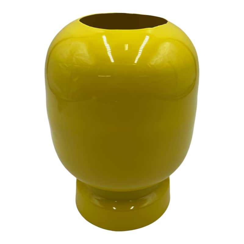8 Inch Tall Decorative Handmade Iron Modern Round Flower Vase