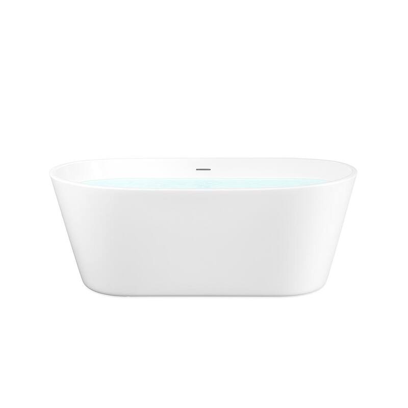 KBV 63'' x 31" Freestanding Soaking Acrylic Bathtub GTBT0023 - 63"
