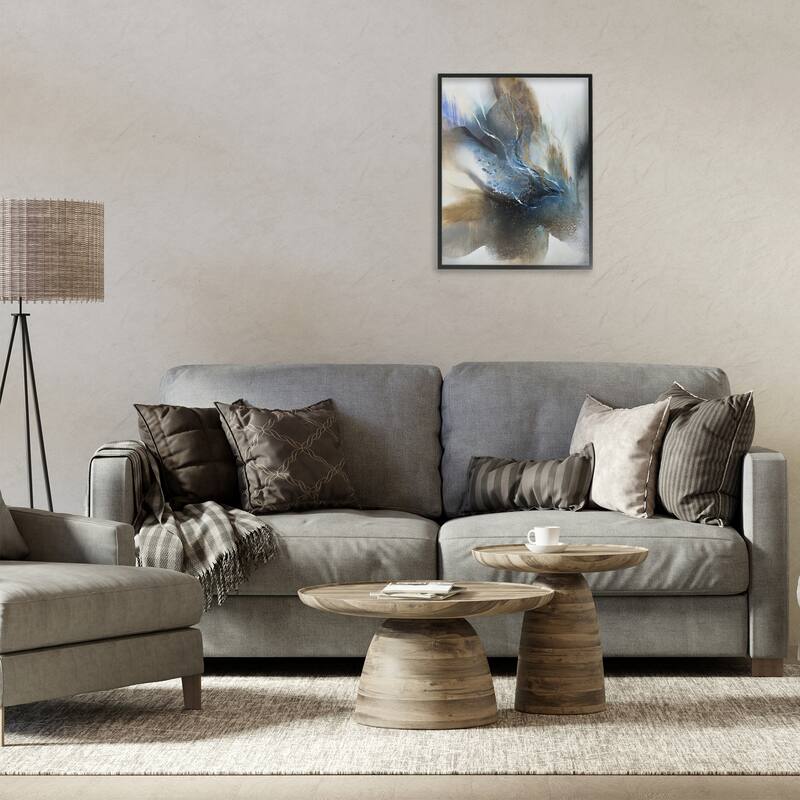 Stupell Solemn Neutral Atmosphere Framed Giclee Art Design By K. Nari