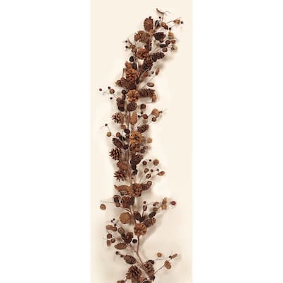 46" Mixed Cone & Pod Garland - Multicolor