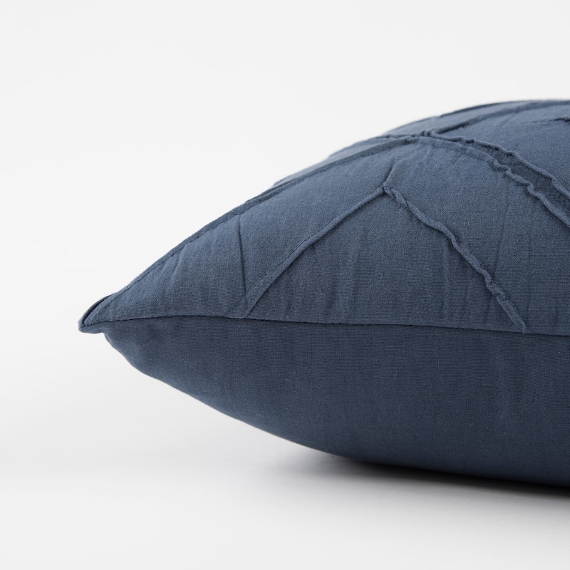 Rizzy Home Diamond Accent Stitched Throw Pillow Cover