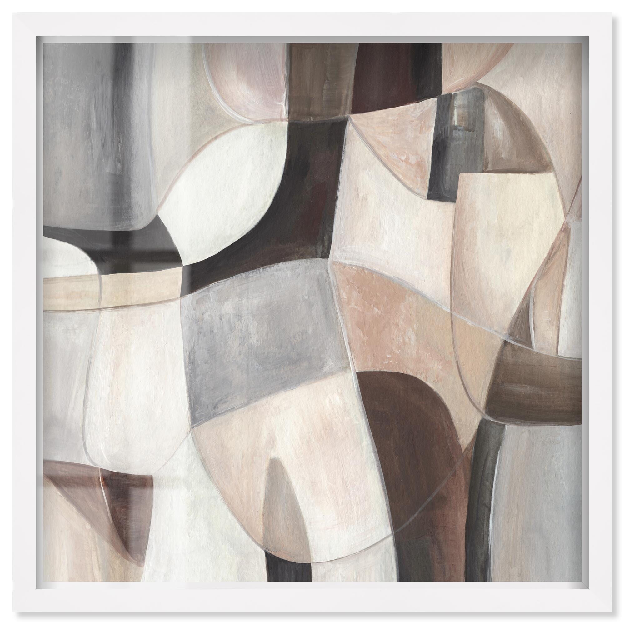 Above and Beyond I Black Decor Shadowbox Print by Art Remedy