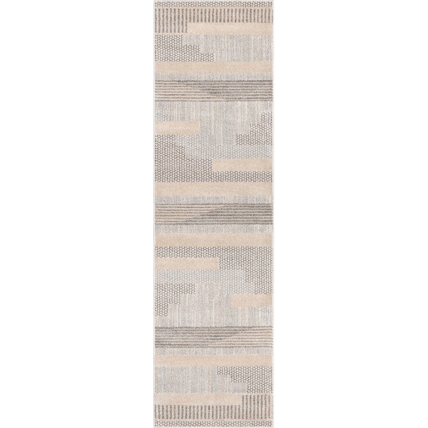 Well Woven Harlow Briar Contemporary Geometric Abstract Area Rug