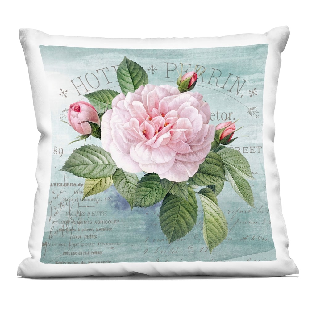 Stupell Bright & Rustic Tropical Bloom Decorative Printed Throw Pillow Design by Susan Arnot
