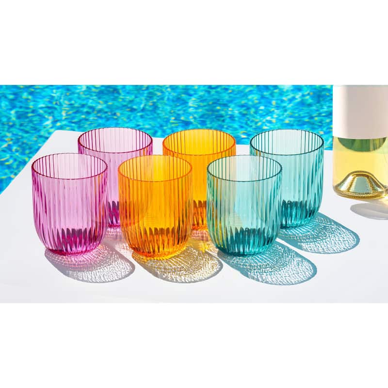 Mesa Stemless, Multi-Color, Set of 6 Drinkware