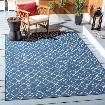 SAFAVIEH Courtyard Meeri Indoor/ Outdoor Waterproof Patio Backyard Rug
