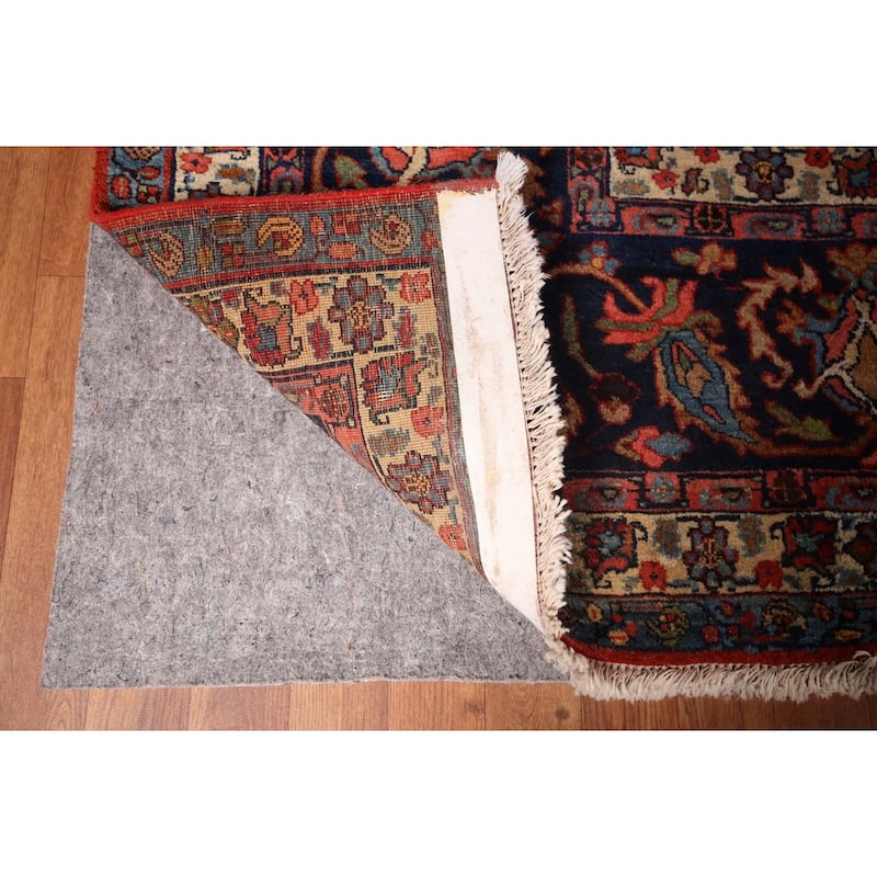 Vegetable Dye Bidjar Antique Persian Large Rug Handmade Wool Carpet - 12'0"x 18'5"
