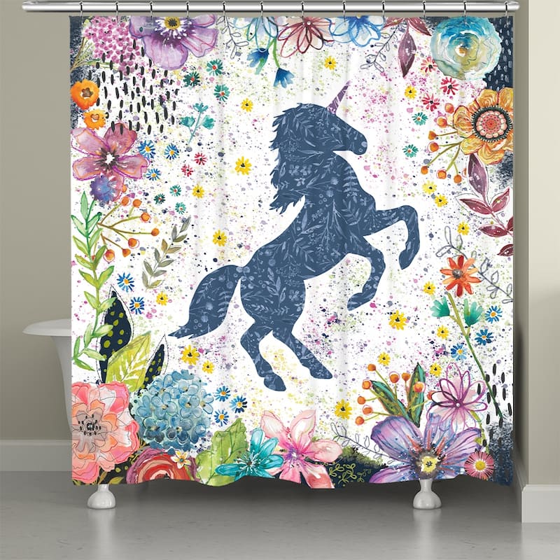 Enchanted Unicorn Shower Curtain - 71" x 72"