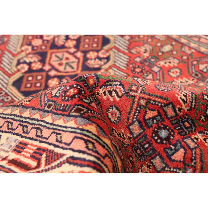 ECARPETGALLERY Hand-knotted Anadol Red Wool Rug - 2'7 x 9'2