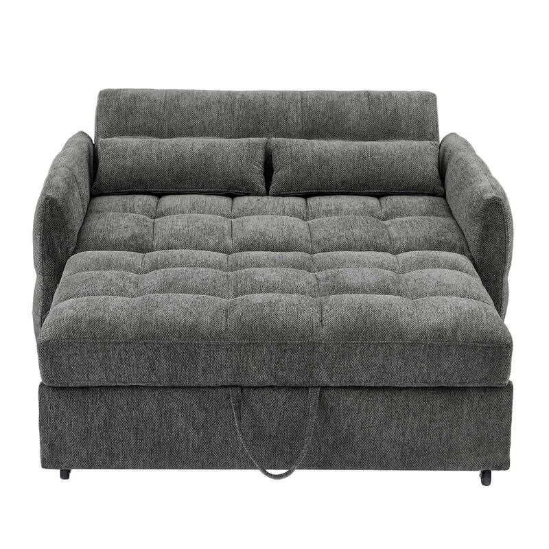 Pull-out Tufted Sofa Bed