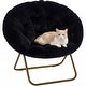 preview thumbnail 4 of 16, Folding Saucer Chair, Comfy Lounge Chairs for Bedroom Living Room Flexible Folding Seating Black