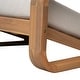 preview thumbnail 16 of 23, Christopher Knight Home - Outdoor Lounge Chair Acacia Wood with Beige Cushions