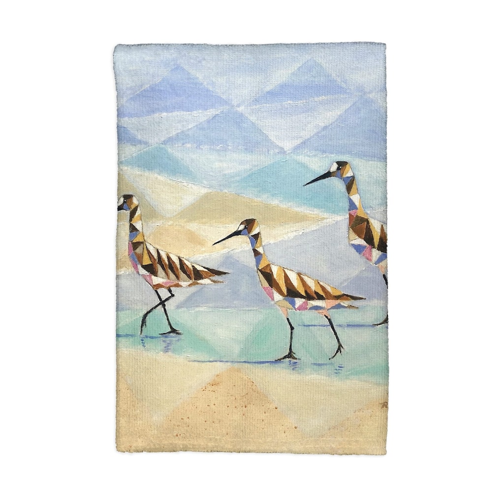 Geometric Sandpipers Kitchen Towel - 16x25