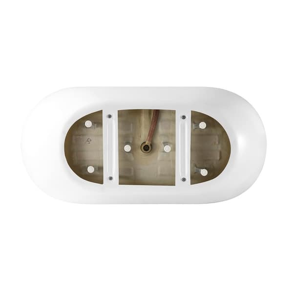 Shop Ove Decors Serenity 71 Inch Freestanding Acrylic Tub