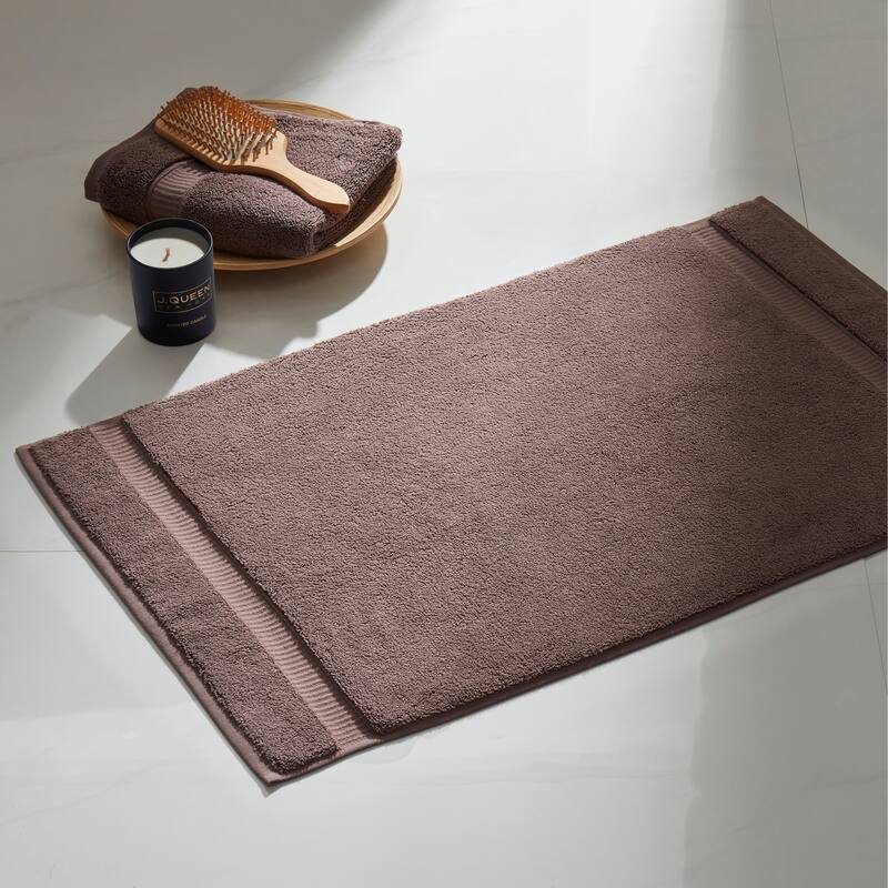 J. Queen New York Belmore Bath Mat - Aubergine