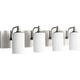 preview thumbnail 4 of 2, Quorum International Celeste 4 Light 32-3/4" Wide Bathroom Vanity Satin Nickel