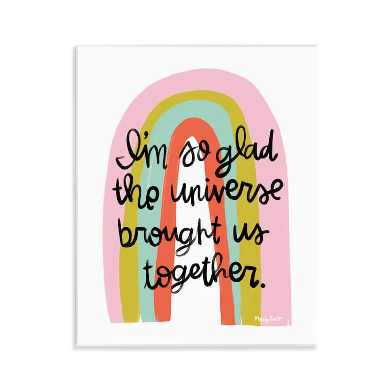 Stupell Universe Brought Us Together Wall Plaque Art Design By Mandy Ford Art + Illustration - 11 x 14