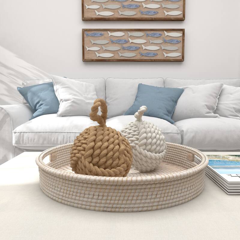 Multi Jute Rope Ball Door Stopper (Set of 2)