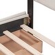 preview thumbnail 26 of 40, Queen Size Murphy Bed Wall Bed with Drawer and a set of Sockets & USB Ports, Pulley Structure Design for Kids Teens Adults