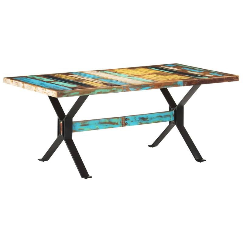 vidaXL Dining Table Wooden Dinner Bistro Table for Dining Room Kitchen Office