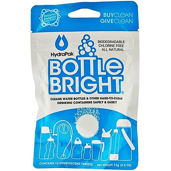 Bottle Bright Beverage Container and Drinking Vessel Cleaning Tablets