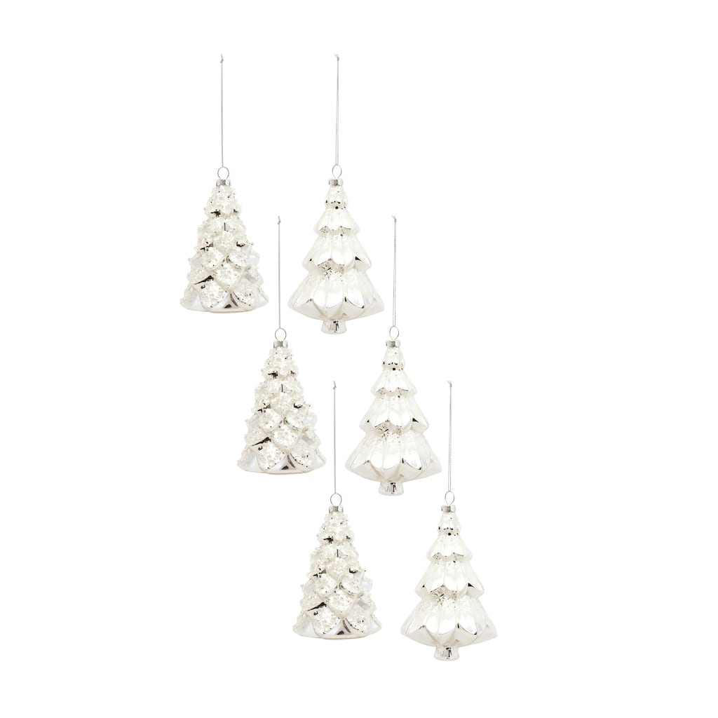 Glass Tree Ornament (Set of 6)
