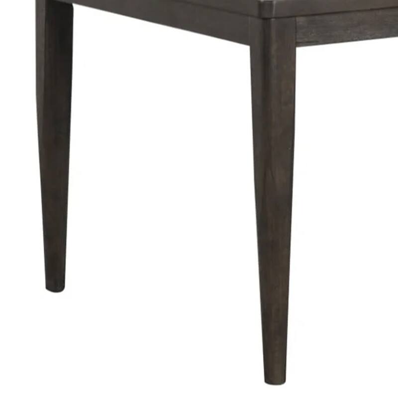 Oline Dining Table, Dark Walnut Brown Wood, Rectangular 72 Inch Top - Walnut Brown