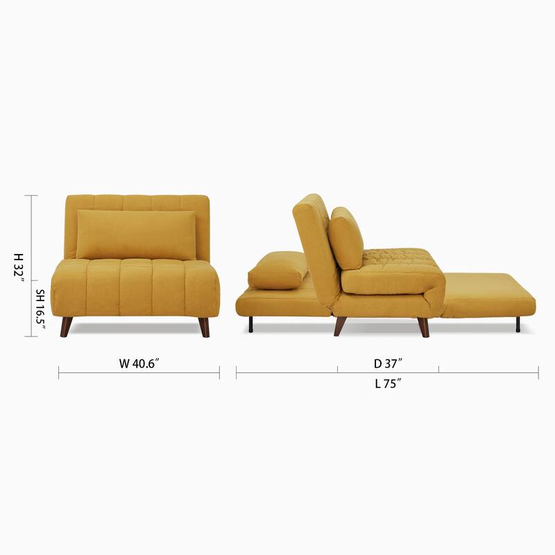 Artdeco Home - Carson Carrington Taghusa Convertible Chair