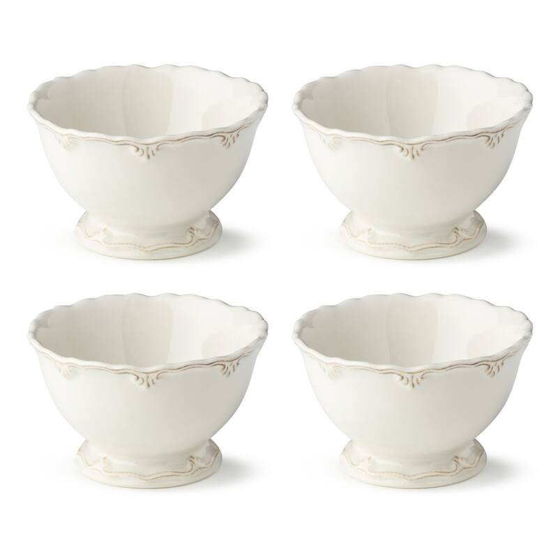 Certified International Heritage Scroll 16 oz. Cereal Bowls,Set of 4 - 5.25'' W x 5.25'' D x 3.25'' H