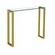 preview thumbnail 7 of 5, Gen console table 30" x 36" x 8" - Gold