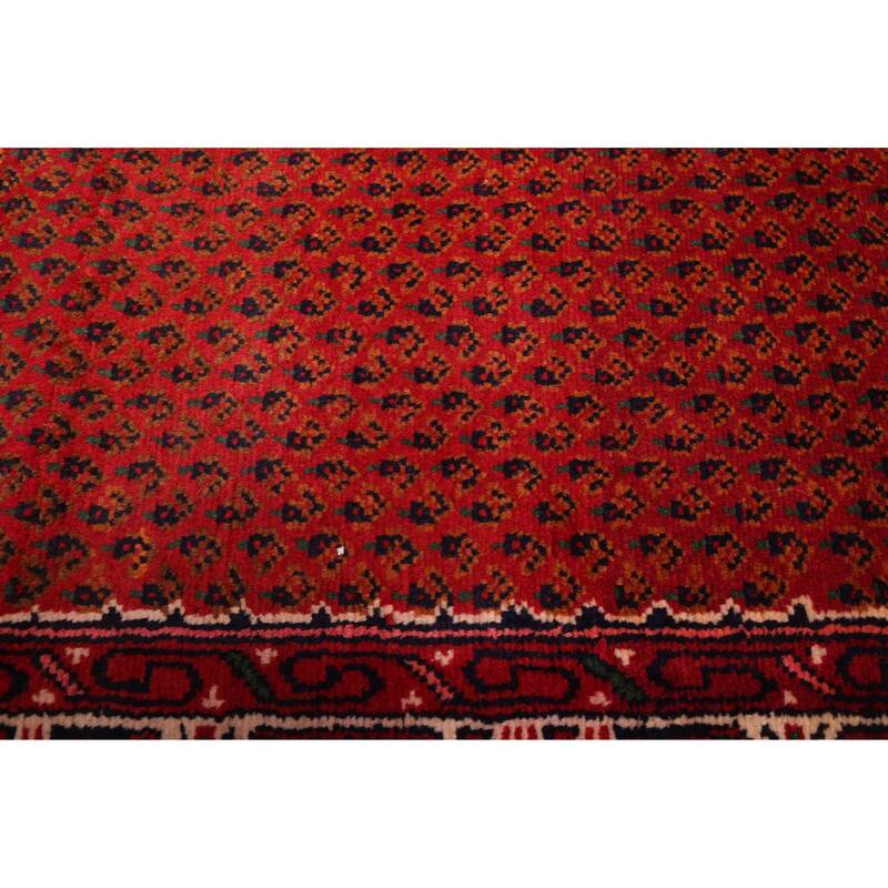 ECARPETGALLERY Hand-knotted Andelz Red Wool Rug - 3'0 x 9'10
