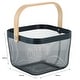 preview thumbnail 10 of 14, Simplify Mesh Tote with Bamboo Handle