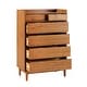 preview thumbnail 9 of 37, Walker Edison Modern Gallery Top Solid Wood Chest