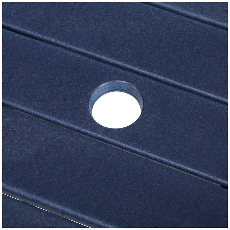 Polytrends Laguna Hdpe All Weather Outdoor Patio 35" Round Bar Table