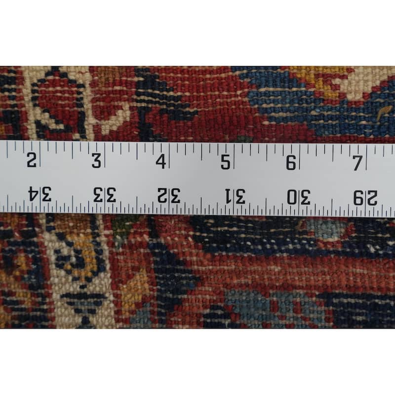 Hand Knotted Oriental 100% Wool Carpet Traditional Floral Oranges & Rust Bakhtiari Area Rug - 11' 9'' X 9' 4''