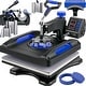 preview thumbnail 1 of 16, VEVOR Heat Press Machine 15x15in 8in1 Heat Press 800W Sublimation Machine 360° Rotation Swing-Away Heat Press Blue