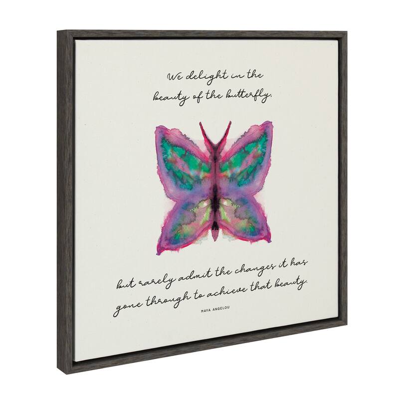 Kate and Laurel Sylvie Growth Framed Canvas by Mentoring Positives