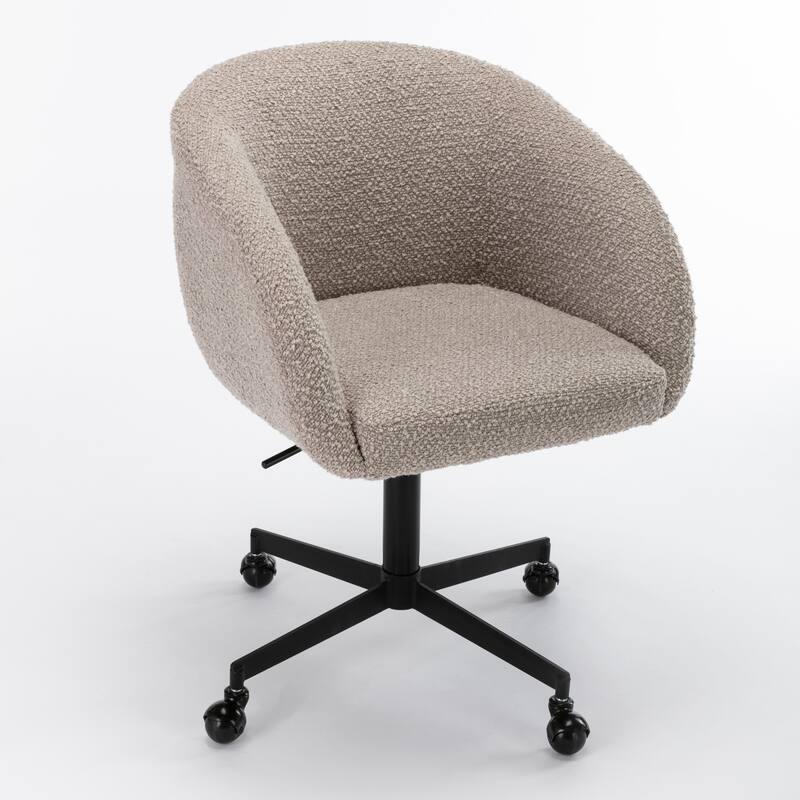 Sylvan Boucle Swivel Rolling Task Chair