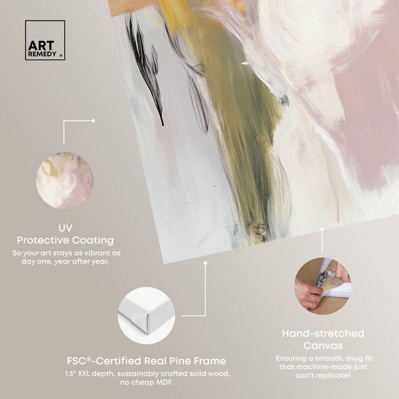 Painterly Energy Canvas by Art Remedy, Gallery Wrapped