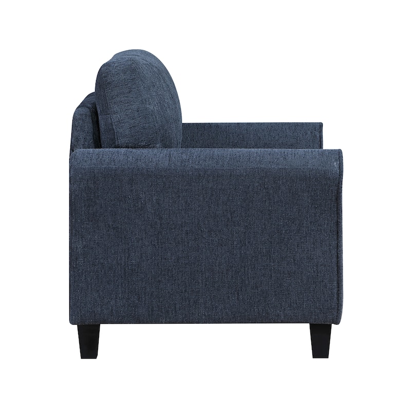 Diboll 37" Chenille Living Room Chair - Wood Finish Exposed Feet - 37" x 34" x 34.5"