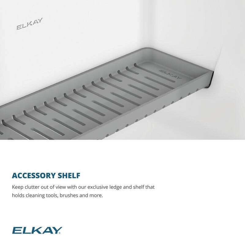 Elkay ELXRU13322W Quartz Luxe 33" Undermount Single Basin Quartz